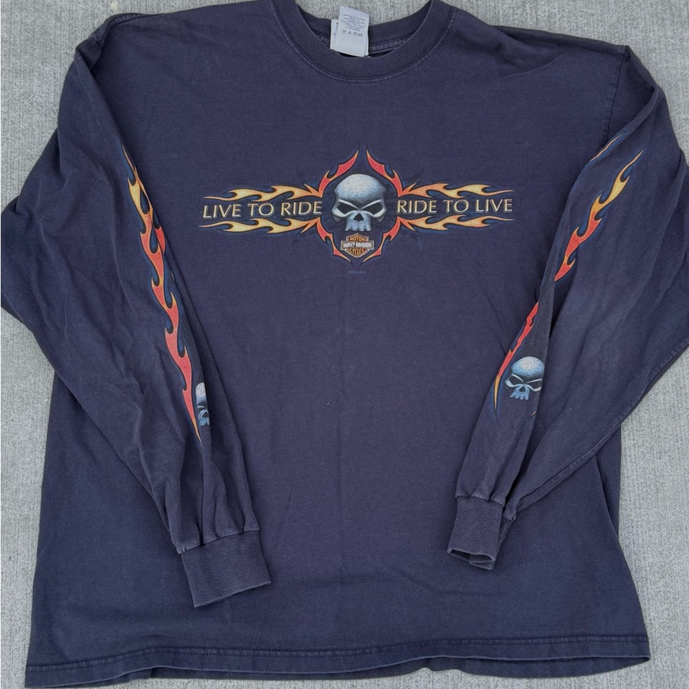 Harley-Davidson Gray Graphic Tee